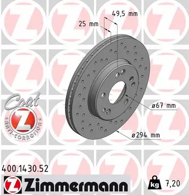 Brake Disc (400.1430.52)