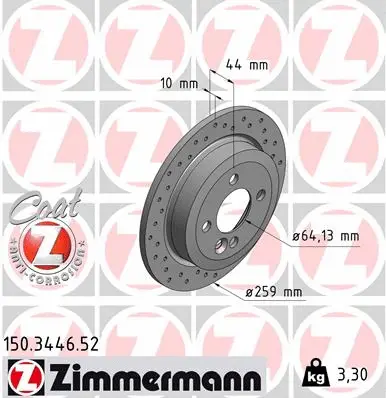 Brake Disc (150.3446.52)