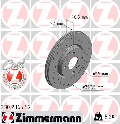 Brake Disc (230.2365.52)