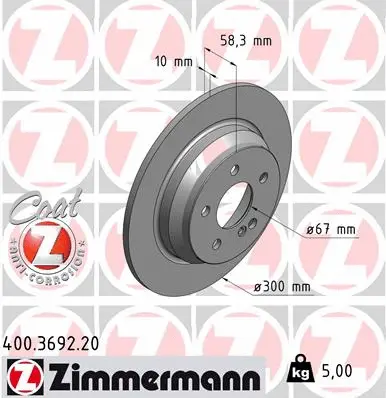 Brake Disc (400.3692.20)