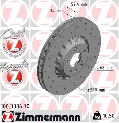Brake Disc (100.3386.70)
