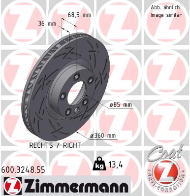 Brake Disc (600.3248.55)