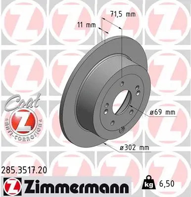 Brake Disc (285.3517.20)