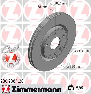 Brake Disc (230.2384.20)