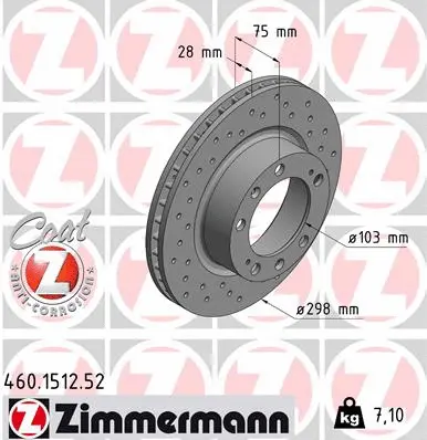 Brake Disc (460.1512.52)