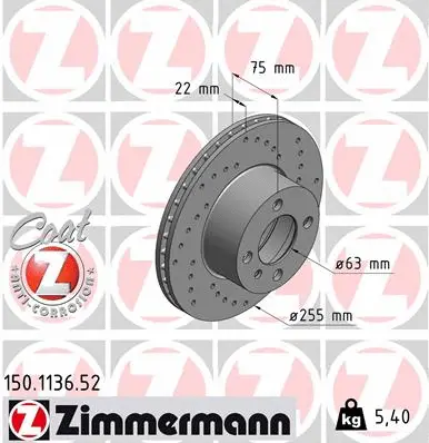 Brake Disc (150.1136.52)