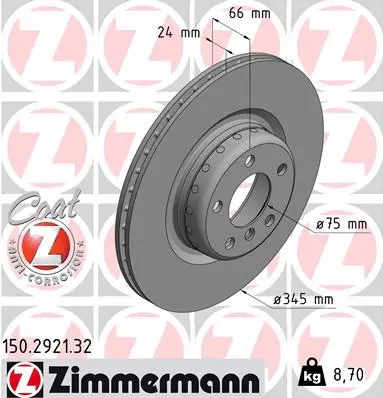 Brake Disc (150.2921.32)