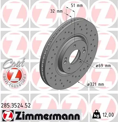 Brake Disc (285.3524.52)