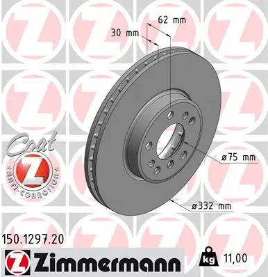 Brake Disc (150.1297.20)