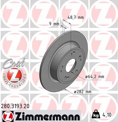 Brake Disc (280.3193.20)