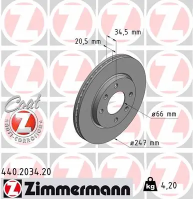 Brake Disc (440.2034.20)