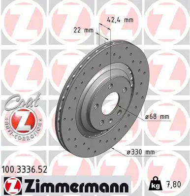 Brake Disc (100.3336.52)