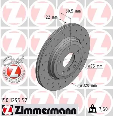 Brake Disc (150.1295.52)