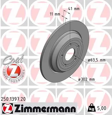 Brake Disc (250.1397.20)
