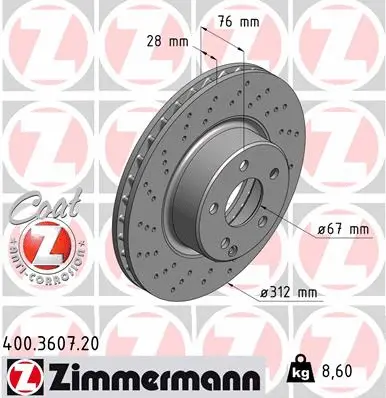 Brake Disc (400.3607.20)