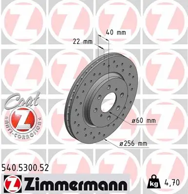 Brake Disc (540.5300.52)