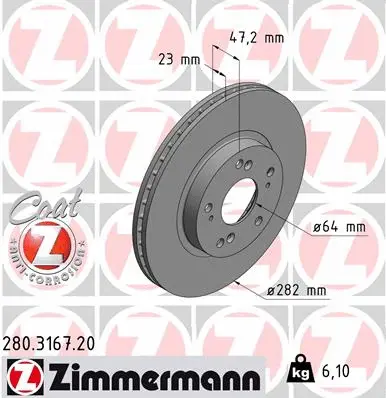 Brake Disc (280.3167.20)