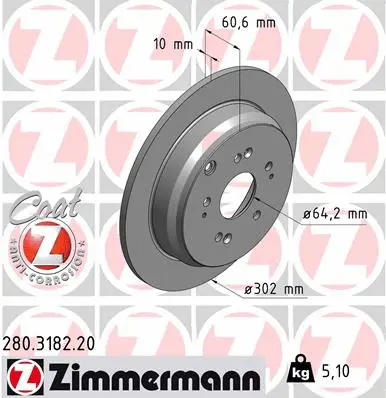Brake Disc (280.3182.20)