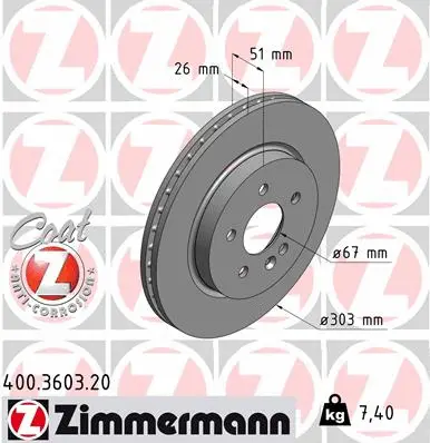 Brake Disc (400.3603.20)