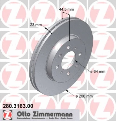 Brake Disc (280.3163.00)