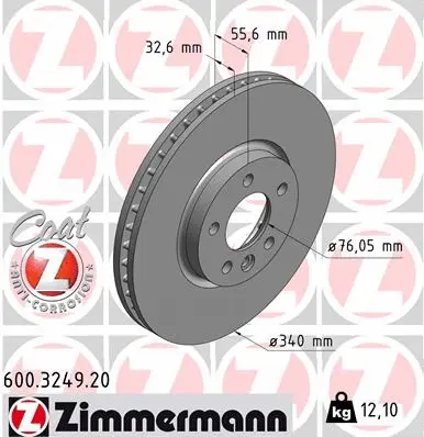 Brake Disc (600.3249.20)
