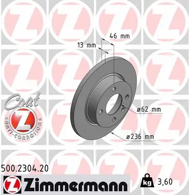 Brake Disc (500.2304.20)