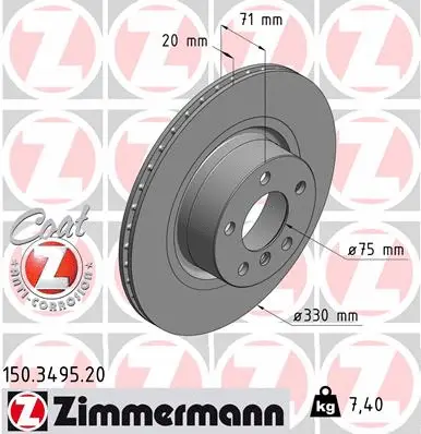 Brake Disc (150.3495.20)