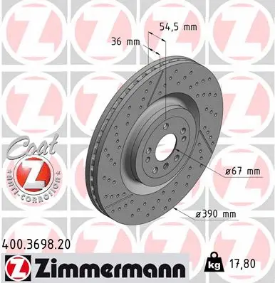 Brake Disc (400.3698.20)