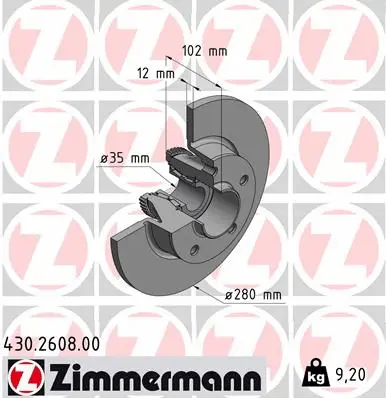 Brake Disc (430.2608.00)