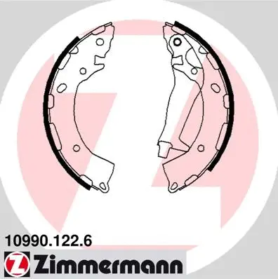 Brake Shoe Set (10990.122.6)