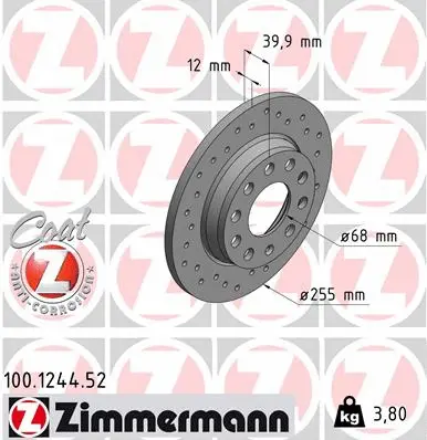 Brake Disc (100.1244.52)