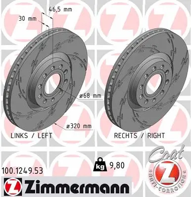 Brake Disc (100.1249.53)
