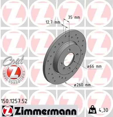 Brake Disc (150.1257.52)