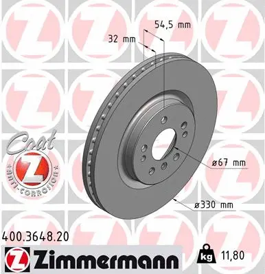 Brake Disc (400.3648.20)