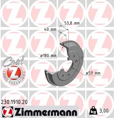 Brake Drum (230.1910.20)