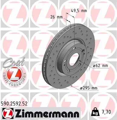 Brake Disc (590.2592.52)