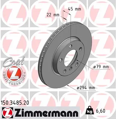 Brake Disc (150.3485.20)