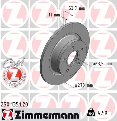 Brake Disc (250.1351.20)