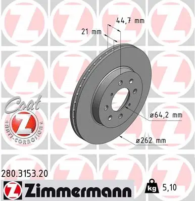 Brake Disc (280.3153.20)