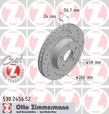 Brake Disc (530.2456.52)