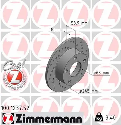 Brake Disc (100.1237.52)