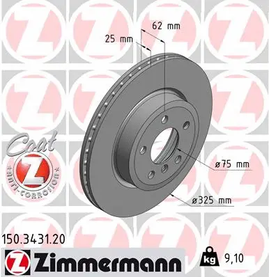 Brake Disc (150.3431.20)