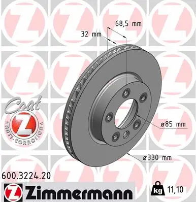 Brake Disc (600.3224.20)