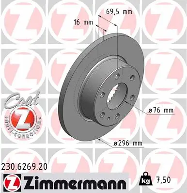 Brake Disc (230.6269.20)