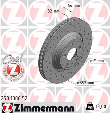 Brake Disc (250.1386.52)