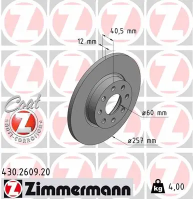 Brake Disc (430.2609.20)