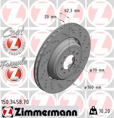 Brake Disc (150.3458.70)