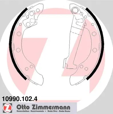 Brake Shoe Set (10990.102.4)
