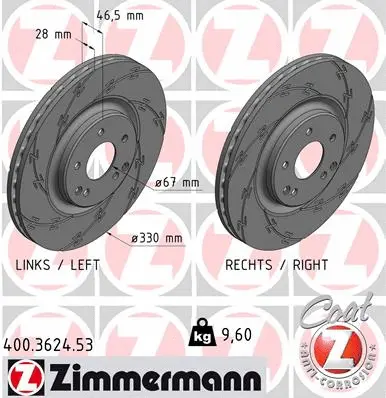 Brake Disc (400.3624.53)