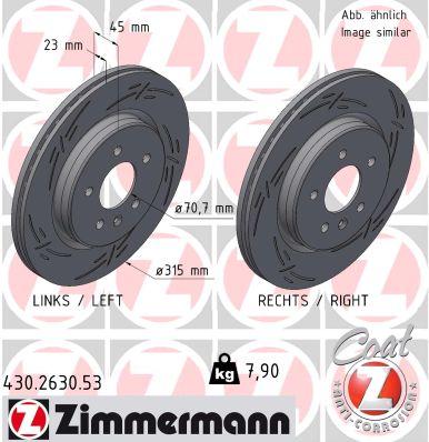 Brake Disc (430.2630.53)